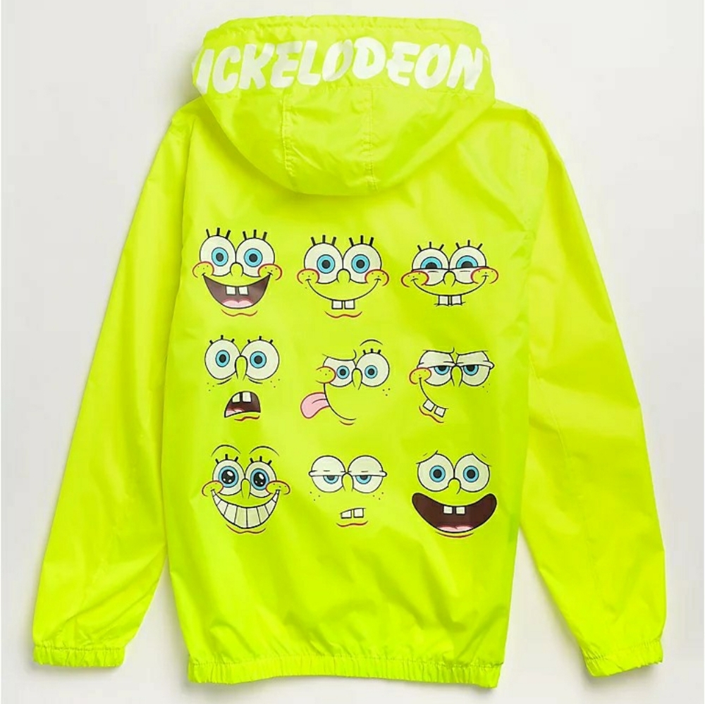 Members Only Nickelodeon Spongebob rain jacket